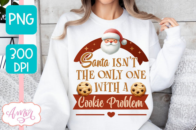 Christmas cookie problem PNG | Funny Christmas sublimation Sublimation Amorclipart 