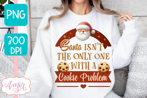 Christmas cookie problem PNG | Funny Christmas sublimation Sublimation Amorclipart 