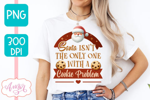 Christmas cookie problem PNG | Funny Christmas sublimation Sublimation Amorclipart 