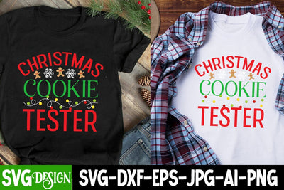 Christmas Cookie Tester SVG Cut File, Christmas Cookie Tester Sublimation Design, Christmas Sublimation ,Christmas Sublimation Bundle,Christmas Sublimation PNG SVG BlackCatsMedia 
