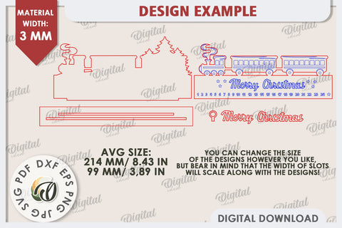 Christmas Countdown Advent Calendars Laser Cut Bundle SVG Evgenyia Guschina 