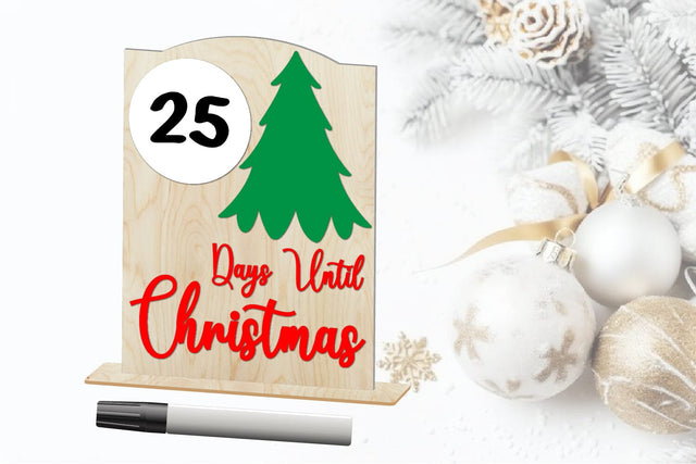 Christmas Countdown Board | Day Until Christmas SVG zafrans studio 