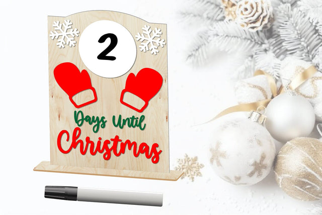 Christmas Countdown | Day Until Christmas | Christmas Decor SVG zafrans studio 