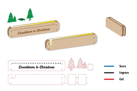 Christmas Countdown - Day Until Christmas svg SVG zafrans studio 