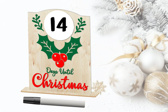 Christmas Countdown | Day Until Christmas SVG zafrans studio 
