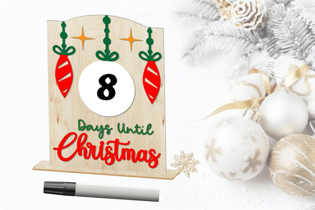 Christmas Countdown | Day Until Christmas SVG zafrans studio 