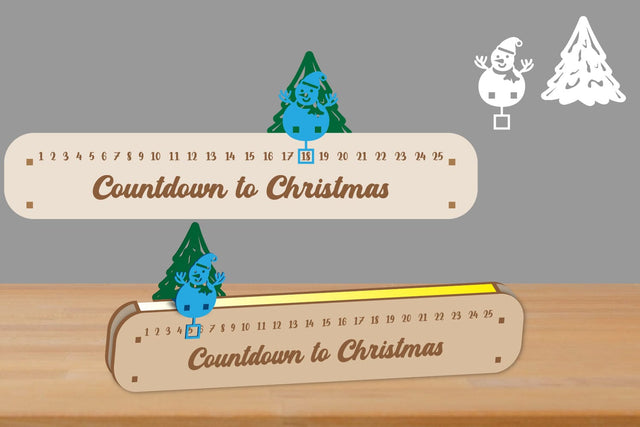 Christmas Countdown LED - Day Until Christmas svg SVG zafrans studio 