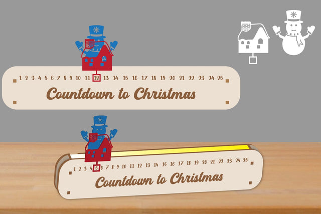 Christmas Countdown LED - Day Until Christmas svg SVG zafrans studio 