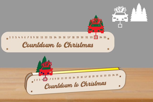 Christmas Countdown LED - Day Until Christmas svg SVG zafrans studio 