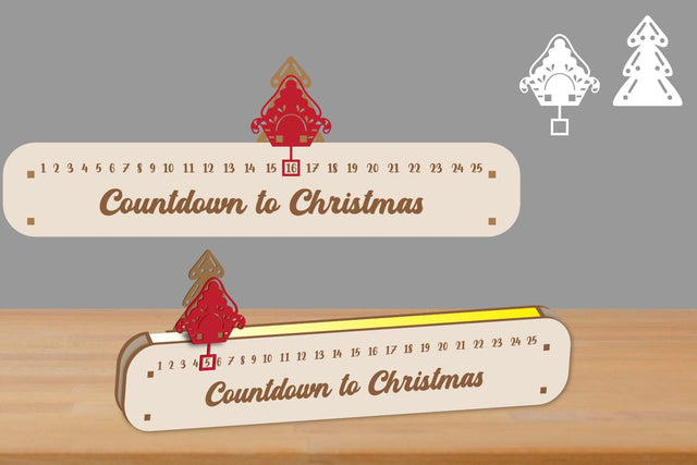Christmas Countdown LED - Day Until Christmas svg SVG zafrans studio 