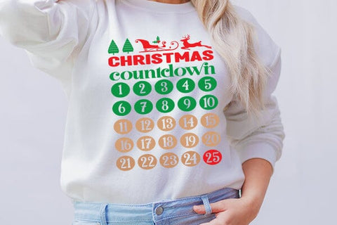 Christmas countdown SVG Angelina750 