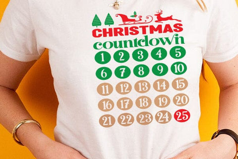 Christmas countdown SVG Angelina750 