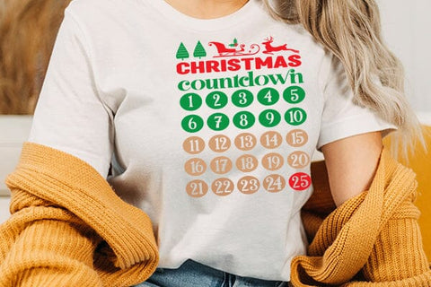Christmas countdown SVG Angelina750 