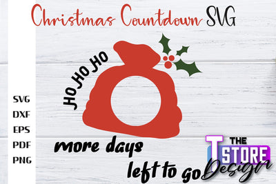 Christmas Countdown SVG | Winter Design | Christmas Ornament | SVG File SVG The T Store Design 
