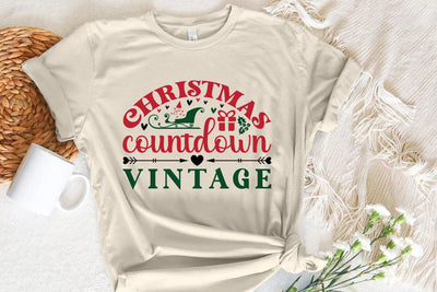 Christmas Countdown Vintage SVG Angelina750 