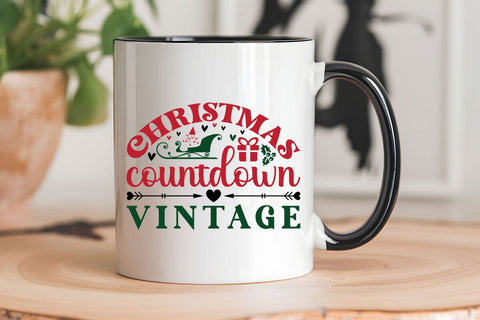 Christmas Countdown Vintage SVG Angelina750 