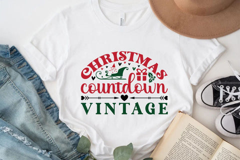 Christmas Countdown Vintage SVG Angelina750 