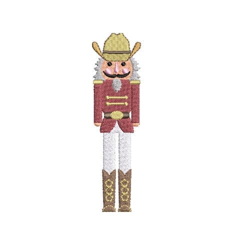 Christmas Cowboy Western Nutcracker Embroidery Design Embroidery/Applique DESIGNS Creatively Embroidery 