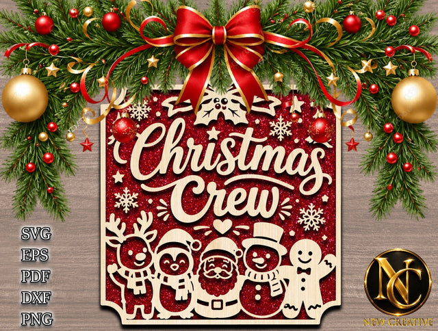 Christmas Crew Christmas SVG Design SVG designartist 