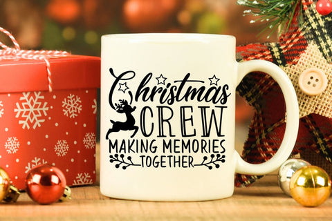 Christmas Crew Making Memories Together| Family Christmas SVG Cutting Files. SVG CosmosFineArt 
