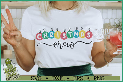 Christmas Crew Ornaments SVG File SVG Crunchy Pickle 