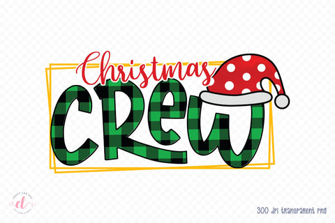 Christmas Crew PNG Sublimation Design Sublimation CraftLabSVG 