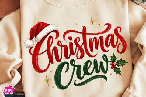 Christmas Crew PNG Sublimation DesignPlante 503 