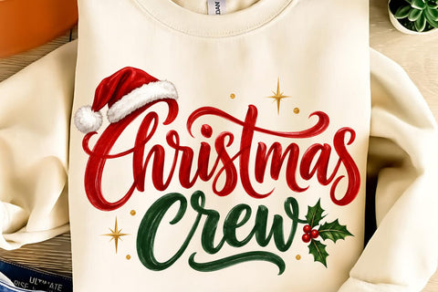 Christmas Crew PNG Sublimation DesignPlante 503 