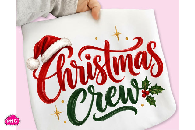 Christmas Crew PNG Sublimation DesignPlante 503 