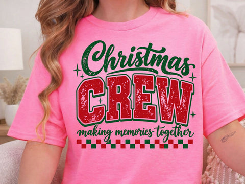 Christmas Crew Retro Family Tees SVG PNG SVG DesignDestine 