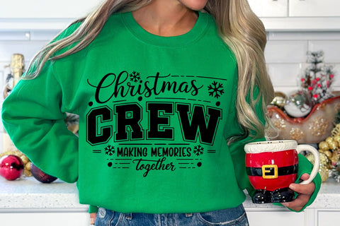 Christmas Crew SVG | Christmas Family T Shirt | Christmas Squad Svg | Christmas Pajama Svg | Making Memories Svg | Christmas Quote Svg SVG TonisArtStudio 