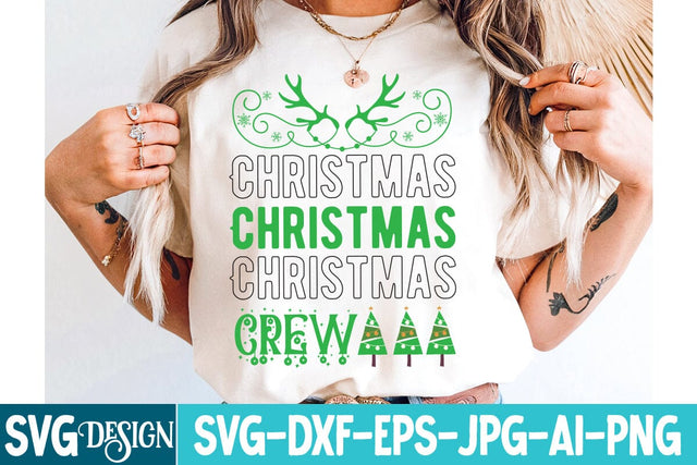 Christmas Crew SVG Design,Christmas Crew Sublimation Design,Christmas svg,Christmas Design,Christmas shirt Design,Christmas SVG Cut File,Merry Christmas,Christmas svg bundle,Christmas sign svg SVG BlackCatsMedia 