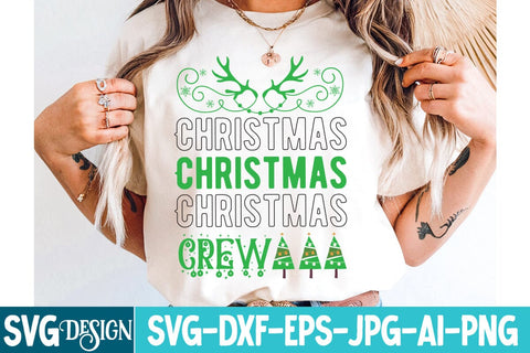 Christmas Crew SVG Design,Christmas Crew Sublimation Design,Christmas svg,Christmas Design,Christmas shirt Design,Christmas SVG Cut File,Merry Christmas,Christmas svg bundle,Christmas sign svg SVG BlackCatsMedia 