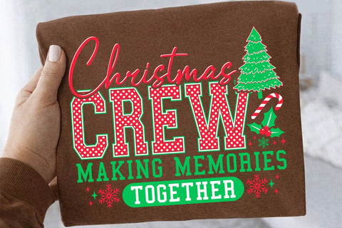 Christmas Crew SVG PNG, Making Memories Together SVG, Family Christmas PNG SVG SVG Studio 