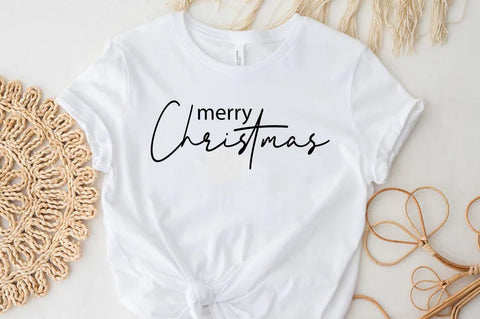 Christmas Cross Shirt, Christmas Tag SVG SVG FiveStarCrafting 