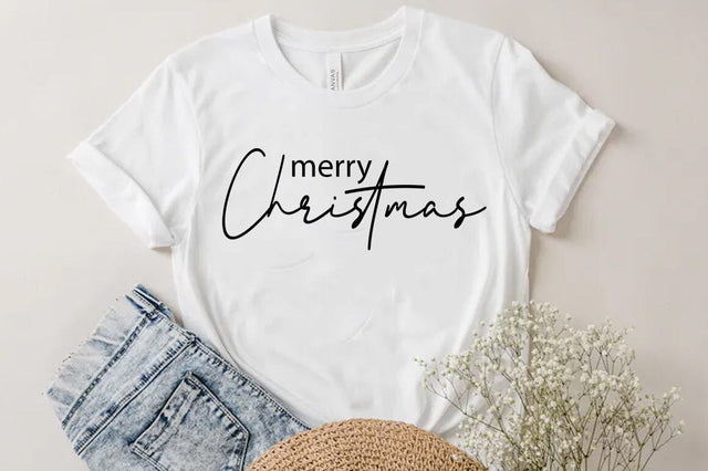 Christmas Cross Shirt, Christmas Tag SVG SVG FiveStarCrafting 