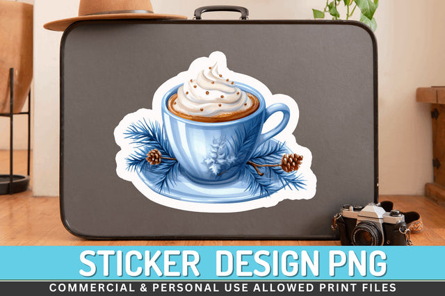 Christmas Cup Stickers Design Sublimation Regulrcrative 
