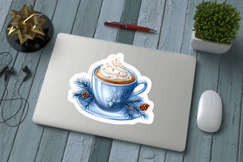 Christmas Cup Stickers Design Sublimation Regulrcrative 