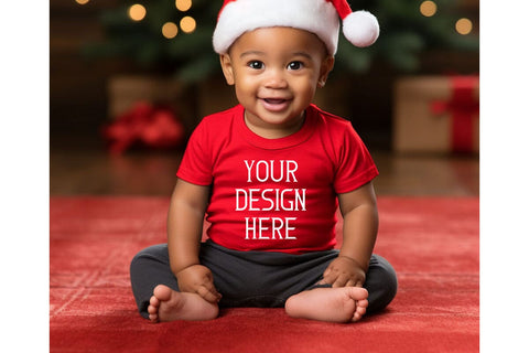 Christmas Cute Baby Black Mockups Bundle Mock Up Photo sublimationhouse29 