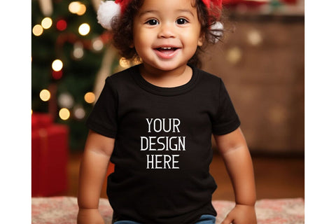 Christmas Cute Baby Black Mockups Bundle Mock Up Photo sublimationhouse29 