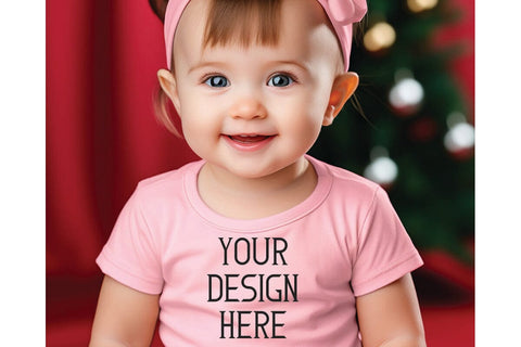 Christmas Cute Baby Girls Mockups Bundle, Child Baby Model Holiday Mockups, Christmas Baby Mockups, Digital Download Mock Up Photo sublimationhouse29 