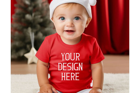 Christmas Cute Baby Girls Mockups Bundle Mock Up Photo sublimationhouse29 