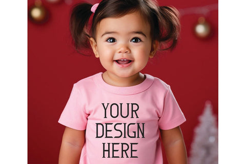 Christmas Cute Baby Girls Mockups Bundle Mock Up Photo sublimationhouse29 