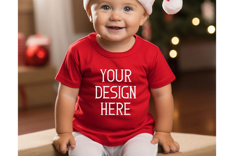 Christmas Cute Baby Girls Mockups Bundle Mock Up Photo sublimationhouse29 