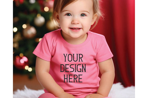 Christmas Cute Baby Girls Mockups Bundle Mock Up Photo sublimationhouse29 