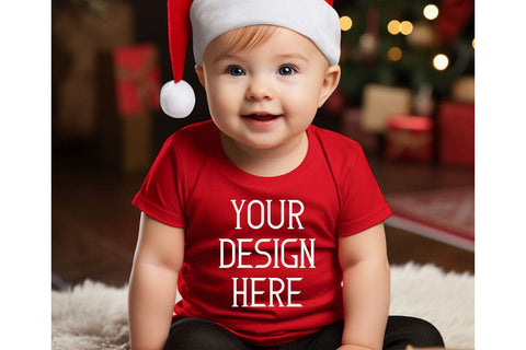 Christmas Cute Baby Girls Mockups Bundle Mock Up Photo sublimationhouse29 