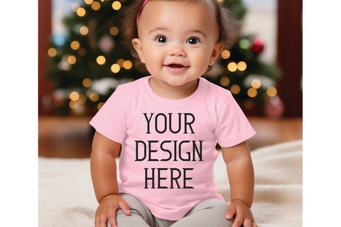 Christmas Cute Baby Girls Mockups Bundle Mock Up Photo sublimationhouse29 