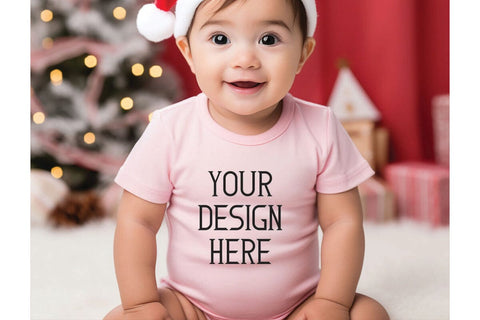 Christmas Cute Baby Pink Mockups Bundle, Child Baby Model Holiday Mockups, Christmas Baby Mockups, Digital Download Mock Up Photo sublimationhouse29 