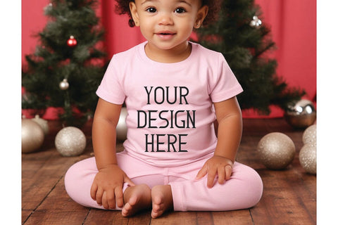 Christmas Cute Baby Pink Mockups Bundle, Child Baby Model Holiday Mockups, Christmas Baby Mockups, Digital Download Mock Up Photo sublimationhouse29 