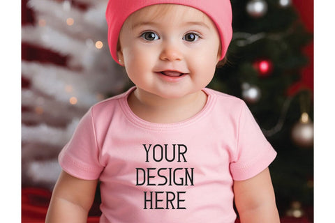 Christmas Cute Baby Pink Mockups Bundle, Child Baby Model Holiday Mockups, Christmas Baby Mockups, Digital Download Mock Up Photo sublimationhouse29 